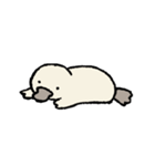 もちもちのおともだち【セピア】（個別スタンプ：33）