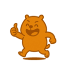 こう見えてカピパラスタンプ（個別スタンプ：9）