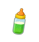 大人哺乳瓶で一杯（個別スタンプ：2）