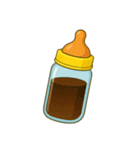 大人哺乳瓶で一杯（個別スタンプ：11）