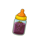 大人哺乳瓶で一杯（個別スタンプ：15）