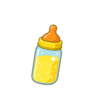 大人哺乳瓶で一杯（個別スタンプ：22）
