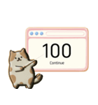 クッキー猫のHTTPステータスコード（個別スタンプ：1）