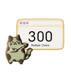 クッキー猫のHTTPステータスコード（個別スタンプ：9）