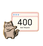 クッキー猫のHTTPステータスコード（個別スタンプ：13）