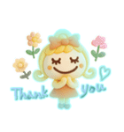 夏に冷感♡3Dひんやりスタンプ（個別スタンプ：4）