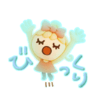 夏に冷感♡3Dひんやりスタンプ（個別スタンプ：15）