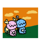 【デカ文字】けもぺもさん（個別スタンプ：40）