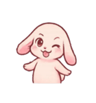 [アレンジ用]たれ耳うさぎ（個別スタンプ：7）