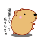 きゃぴばら【エッホエッホ】（個別スタンプ：33）