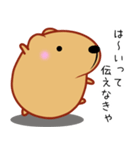 きゃぴばら【エッホエッホ】（個別スタンプ：37）