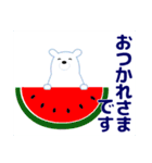 飛び出す 夏編 大人のご挨拶 暑中見舞い等（個別スタンプ：16）