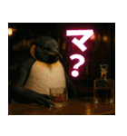 弾けるコウテイペンギン（個別スタンプ：37）