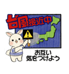 ラビリーうさぎさん ♡ 夏・ブルー（個別スタンプ：40）