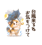 Vol.4☆【敬語/真夏】ふわふわ三毛猫（個別スタンプ：37）