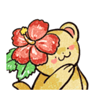 フェレットと一緒の夏（個別スタンプ：38）