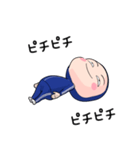 青ジャータイツちゃん 2【ポップアップ】（個別スタンプ：2）