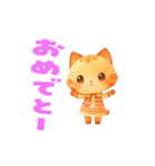動く！にゃんこスタンプ（個別スタンプ：7）