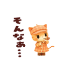 動く！にゃんこスタンプ（個別スタンプ：21）