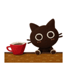 大人かわいい絵本の猫41[夏]3DフェルトVer（個別スタンプ：27）