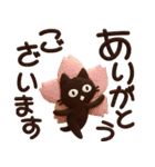 大人かわいい絵本の猫41[夏]3DフェルトVer（個別スタンプ：28）