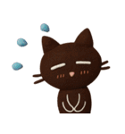大人かわいい絵本の猫41[夏]3DフェルトVer（個別スタンプ：30）