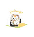 猫とくま 動くアニメ 日常（個別スタンプ：3）