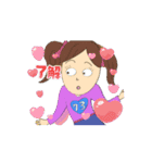 気になるりりちゃん（個別スタンプ：7）