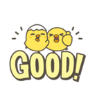 ひよこがいっぱい 毎日デカ文字スタンプ（個別スタンプ：26）