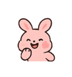 うさぎのもっちりかわいいパレード（個別スタンプ：5）