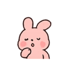 うさぎのもっちりかわいいパレード（個別スタンプ：10）