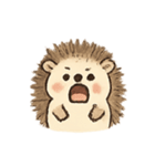 ハリネズミ落ち着いて（個別スタンプ：1）