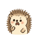 ハリネズミ落ち着いて（個別スタンプ：3）