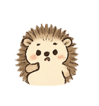 ハリネズミ落ち着いて（個別スタンプ：6）