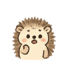 ハリネズミ落ち着いて（個別スタンプ：7）