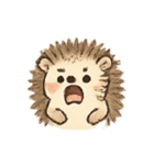 ハリネズミ落ち着いて（個別スタンプ：9）