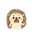 ハリネズミ落ち着いて（個別スタンプ：14）