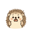 ハリネズミ落ち着いて（個別スタンプ：16）