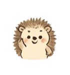 ハリネズミ落ち着いて（個別スタンプ：21）