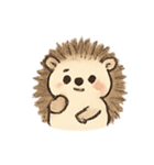 ハリネズミ落ち着いて（個別スタンプ：22）