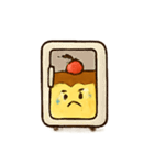 にげてプリンくん（個別スタンプ：3）