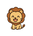 ライオン・トラ・ヒョウの物語（個別スタンプ：1）