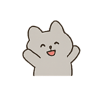 ふてくされ灰猫の感情パック（個別スタンプ：2）