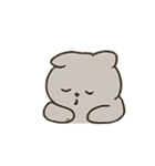 ふてくされ灰猫の感情パック（個別スタンプ：5）