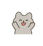 ふてくされ灰猫の感情パック（個別スタンプ：6）