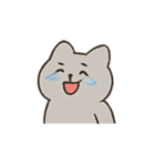 ふてくされ灰猫の感情パック（個別スタンプ：9）