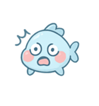 ガラスハートのちび魚パレード（個別スタンプ：8）