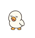まるまる白アヒルのきもちパック（個別スタンプ：2）