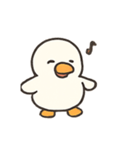まるまる白アヒルのきもちパック（個別スタンプ：4）