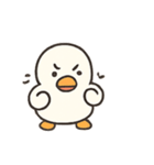 まるまる白アヒルのきもちパック（個別スタンプ：9）